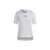Футболка Terrex W Mt для занятий спортом на открытом воздухе с круглым вырезом и короткими рукавами, белые женские топы H53387