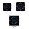 Квадратная скатерть для гадания маятником, коврик для карт Таро, скатерть для алтаря с рунами