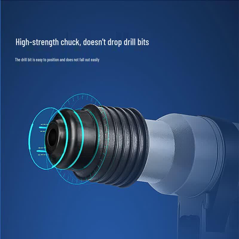Dongcheng Industrial Heavy-Duty 2-in-1 Rotary Hammer & Demolition Drill CN plug (adapter included)