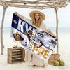 Mbappe Personalized Name Beach Towel Super Soft & Absorbent Perfect for Traveling Yoga Camping and Swimming