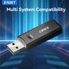 EAGET CR01-1  High-Speed Aluminum Alloy Card Reader USB Interface Memory Card Reader with Support for TF Card