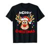 Merry Christmas Reindeer Xmas Family Men Women T-Shirt Q9349