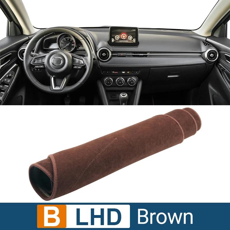 Для Mazda 2 DJ DL 2015 2016 2017 2018 2019 2020 2021 2022 2023 крышка приборной панели автомобиля, защитный коврик от солнца, анти-УФ-излучения