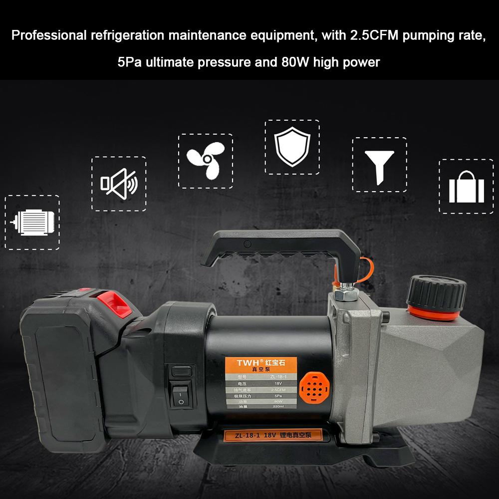 Медный бесщеточный двигатель, вакуумный насос постоянного тока, портативные автомобильные литиевые насосы, совместимые с Makita