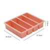 Silicone Ice Mold with Lid Freezer Trays Durable Food Sauce Storage