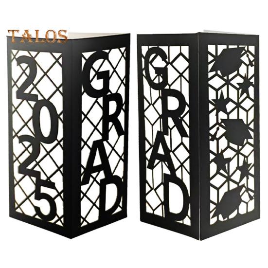 2/4 шт. 2025 Выпускной Декор Коробки Настольные украшения Коробки Абажуры Цветочные композиции Коробки для выпускного Вечеринка в честь окончания школы