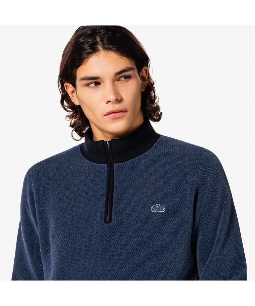 LACOSTE Men'S Golf Windproof Half-Zip High-Neck Sweater Ah807E-55N 3Gf