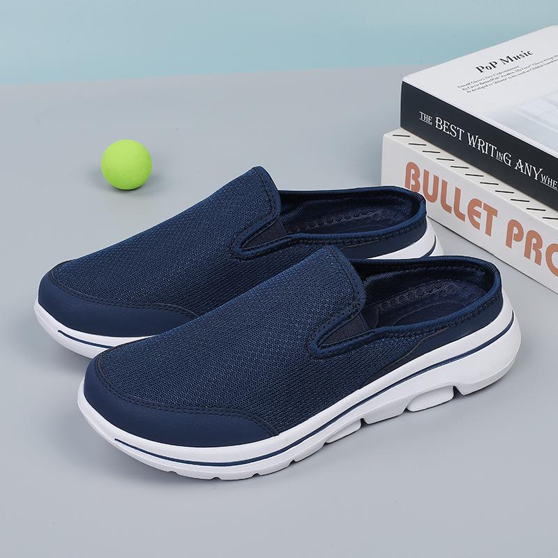 Men's Slippers Net Breathable EVA Ultra -light Convenience Home Slippers Women's Large Size Slippers