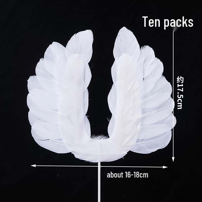 10 Топперов и украшений для торта в виде перьев ангельских крыльев