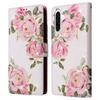 For Samsung Galaxy A56 5G Case RFID Blocking Flower Leather Phone Cover