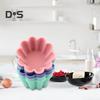 12 шт./компл. креативная форма для кексов в форме цветка, эластичная милая силиконовая форма для торта, аксессуары для выпечки