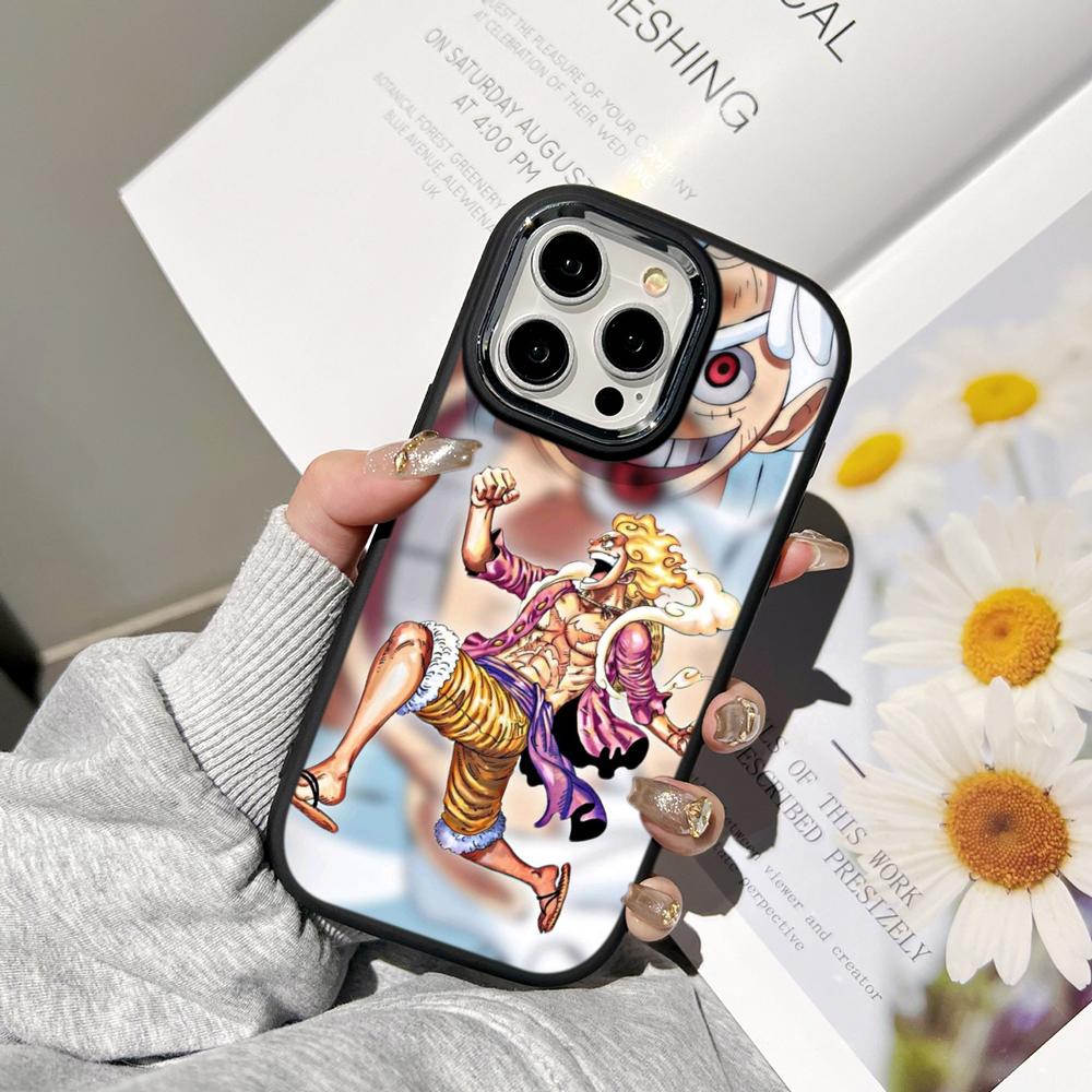 Чехлы для телефонов Ae92 One Piece Luffy Gear 5 для Samsung A13 A32 A53 A04 A54 S23 S24 Ultra Infinix Hot 40 Huawei P30 Pro с металлической защитной задней крышкой для камеры