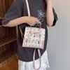 Pu Material Casual Backpack With Inner Phone Pocket For Daily Use