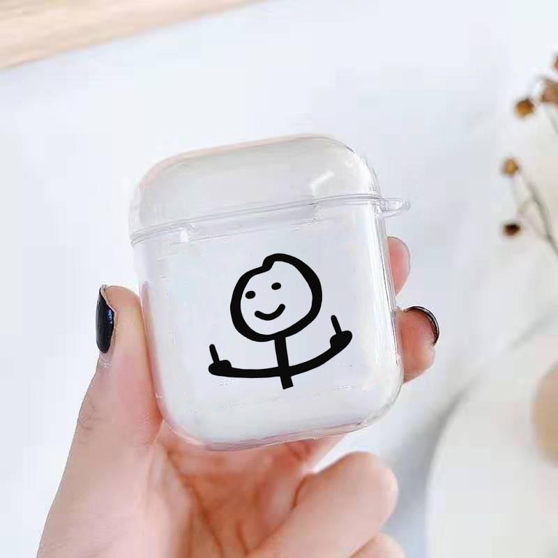 Забавный мужской чехол для Airpods Pro 2, милый креативный защитный чехол с рисунком из мультфильма, коробка для Airpods 1 2 3 Pro Air Pod, чехол Funda