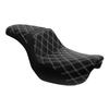 Motorcycle Heated Driver Passenger Seat For Harley Dyna Super Glide Low Rider 2006-2017
