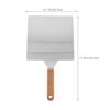 Pizza Spatula Peel Square Pizza Paddle for Oven Cake Lifter for Large Cakes Metal Pizza Peel 10 Inch