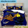 3PCS Custom Name Scooby dog Bedding Set, Bedding Set Including 1pc Duvet Cover And 2pcs Pillowcases for Bedroom,Dormitory Gift