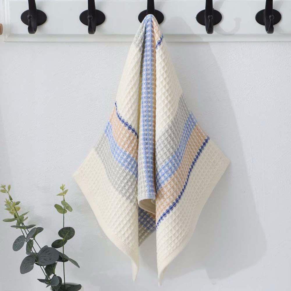 Waffle Dishtowel Hotel Household Cleaning Cloth Face Towel Hand Towel Washcloth Handkerchief