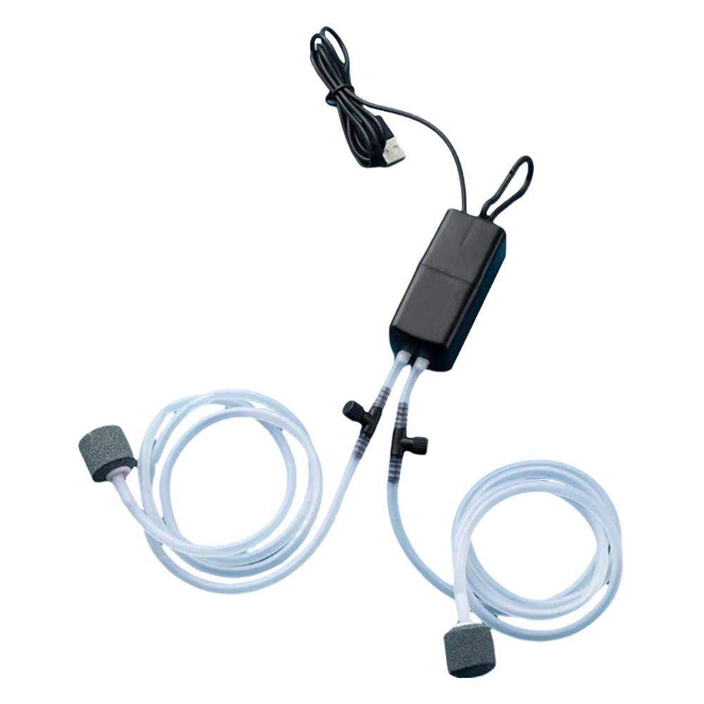 Кислородный насос для аквариума USB Портативный мини-маленький оксигенатор для аквариума Бесшумный воздушный компрессор Аэратор Портативные аксессуары для аквариума