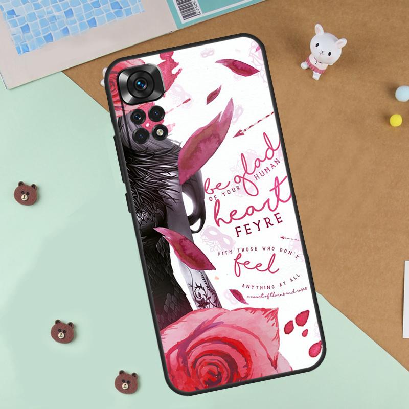 Чехол «Двор тумана и ярости» для Xiaomi Redmi 14C 10C 12C 13C Чехол для Redmi Note 13 Pro 14 9 10 11 12 10S 11S 12S