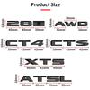 ABS Буквы CT4 CT5 CT6 CTS XT4 XT5 XT6 XTS ATS AWD 25T 28T 40T Наклейка Автомобиль Задний Багажник Хвост Багажника Шильдик Логотип Для Cadillac