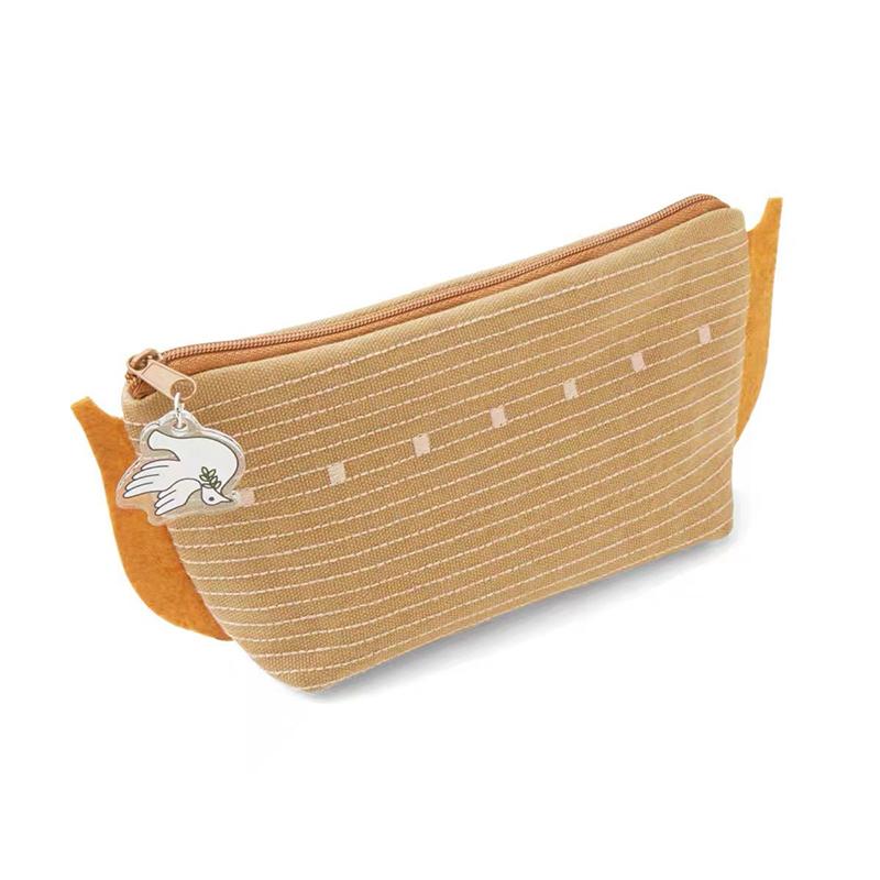 Cartoon Oceanic Big Size Portable Pencil Case; Spacious Cosmetic Bag with Cute Underwater Design