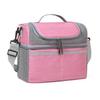 Insulated Lunch Bag Double Deck Lunch Tote Large Leakproof Expandable Lunch Box Reusable Tote Cooler Bag with Pocket for Work Picnic Outdoor