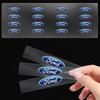 Car Sticker Hot For Ford Car Rear View Mirror Sticker with Logo Stickers For Ford Focus 2 3 4 MK3 MK4 ST Mondeo Festiva Fusion S