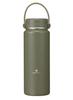 CB Japan 500ml Khaki Vacuum Insulated Stainless Steel Water Bottle with KOYA Outdoor SANTECO Handle, Bottle,