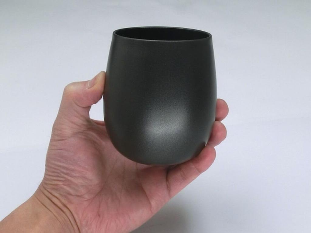 Pair of 250ml Stainless Steel Cups with a Feel and Vacuum Sealing J-Kitchens Ceramic-Like Double-Walled