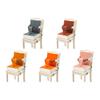 Kids Booster Seats Cushion Highchair Cushion Pad with Adjustable Safety Strap Belt Home Chair Pad for Baby Dining Table