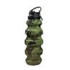 Silicone Sports Water Bottle Foldable Drinking Cup Retractable Grenade Water Bottle  Hiking