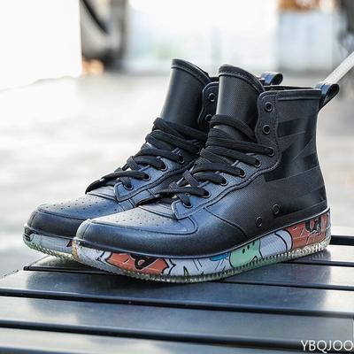 Большой размер Четыре сезона Новые интегрированные водонепроницаемые и противоскользящие подошвы Женские и мужские резиновые сапоги, Рабочие мужские резиновые сапоги с межподошвой