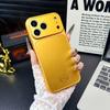 Премиальный золотой стеклянный чехол для телефона подходит для iPhone 17 Air 16 Pro Max 15 14 13 12 Pro 11 полнокадровый чехол-защита для объектива