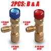 Liquid Safety Valve R410A R22 Air Conditioning Refrigerant Tool 1/4 "Safety Adapter Air Conditioning Repair And Fluoride