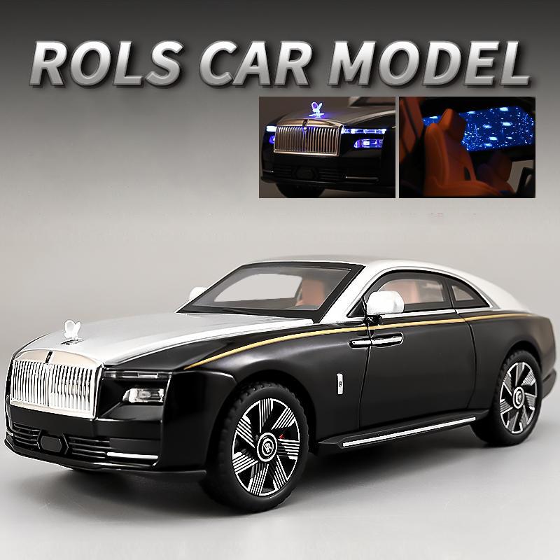 1/24 Rolls Royce Spectre Starlight Headliner Alloy Diecasts & Toy Model Vehicles Звук и свет Коллекция моделей автомобилей Детские игрушки
