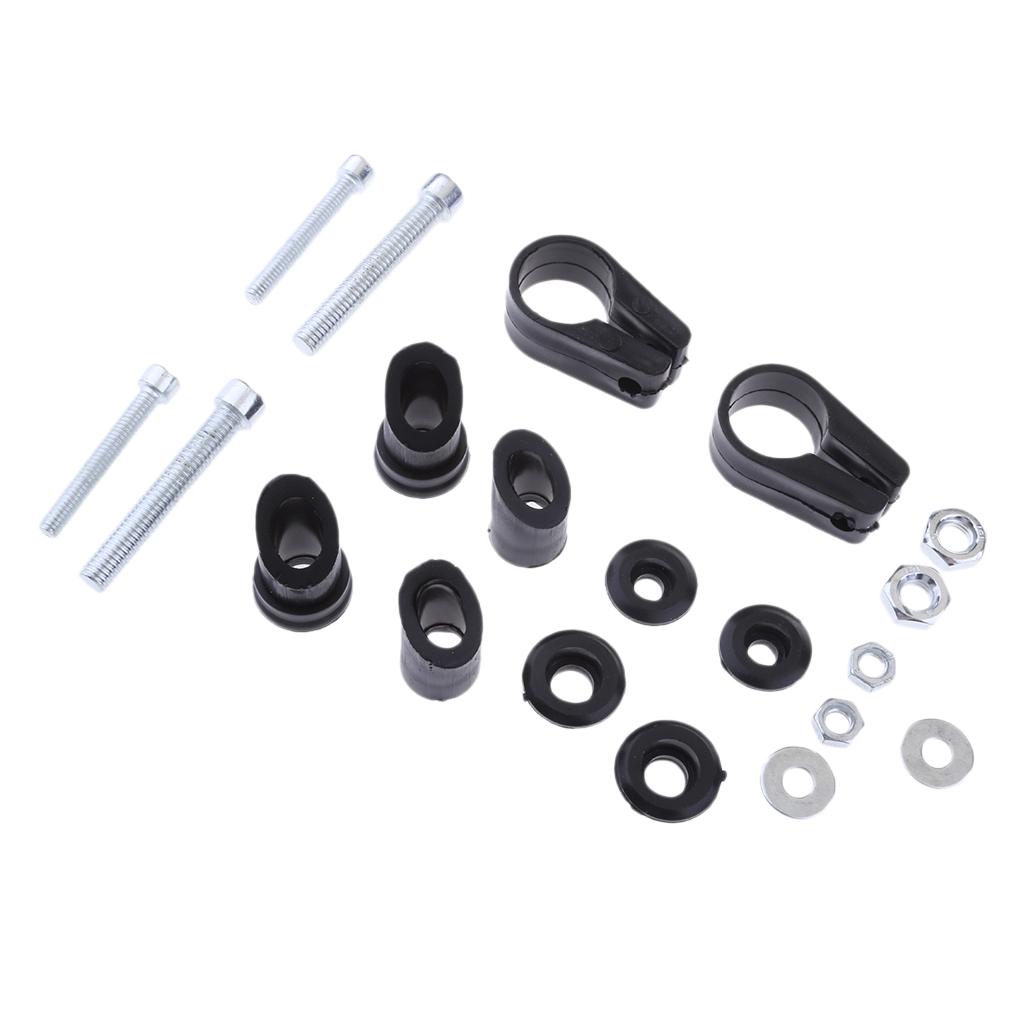 Комплект защитных ограждений Raptor 7/8 дюйма для YZ WR XR DT KLX CRF Blue