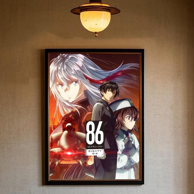 86 Аниме 86 Восемьдесят Шесть Постер HD арт липкий водонепроницаемый дом гостиная спальня бар эстетичное украшение