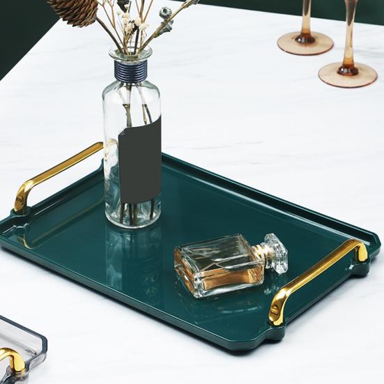 Поднос для десерта Шикарный многофункциональный легкий поднос для сервировки Минималистский дизайн Декоративный поднос для закусок Поднос для сервировки для дивана