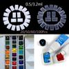 Useful Painting Artists Pupil Learning Watercolor Storage Pigment Box Paint Pans Palette Supplies