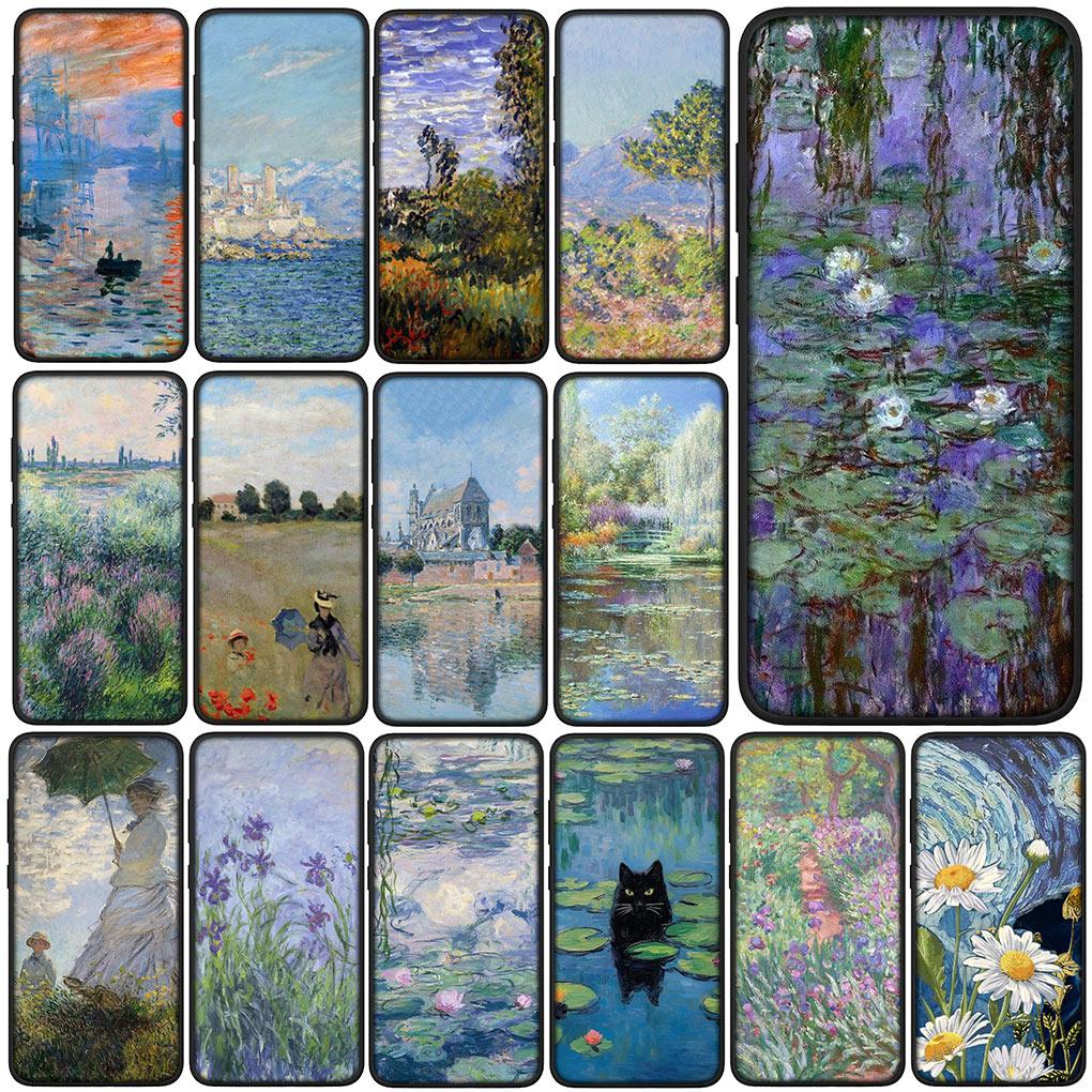 Claude Monet Impressionism Painter Art Cover for Motorola Moto E32 G30 G50 G60 G40 G51 G52 G41 G42 G22 G71 E7 G100 Soft Case