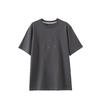 Women's Heavyweight Cotton Short Sleeve Crew Neck Printed Tee