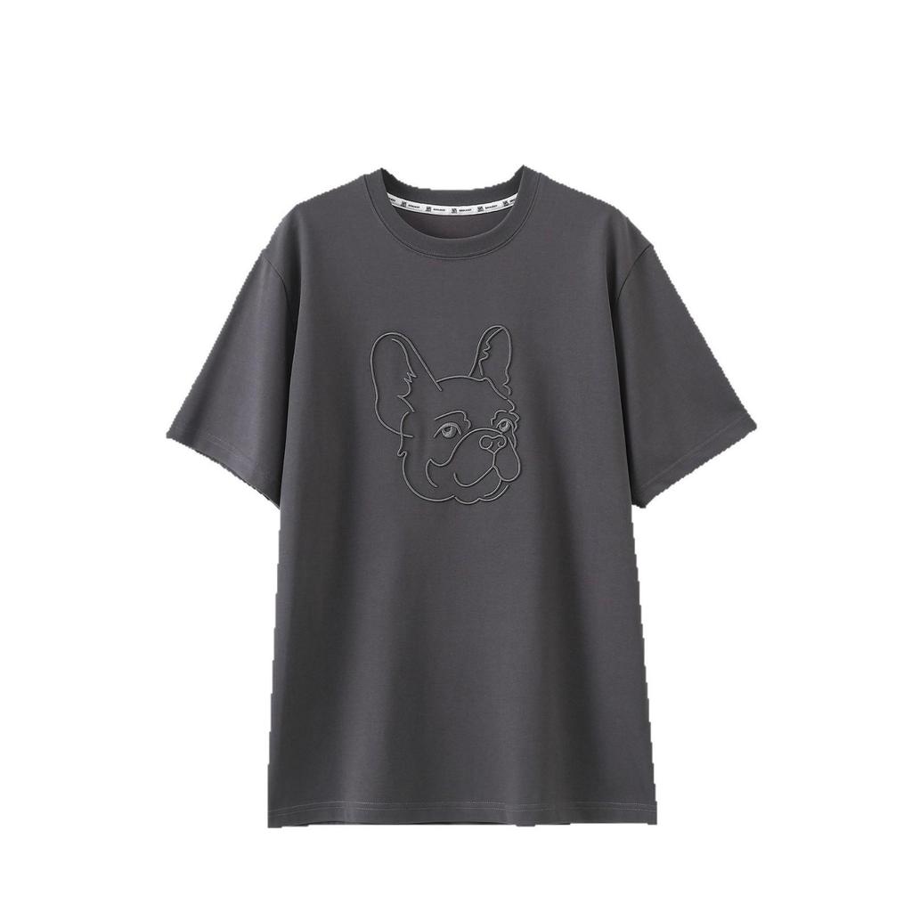 Women's Heavyweight Cotton Short Sleeve Crew Neck Printed Tee