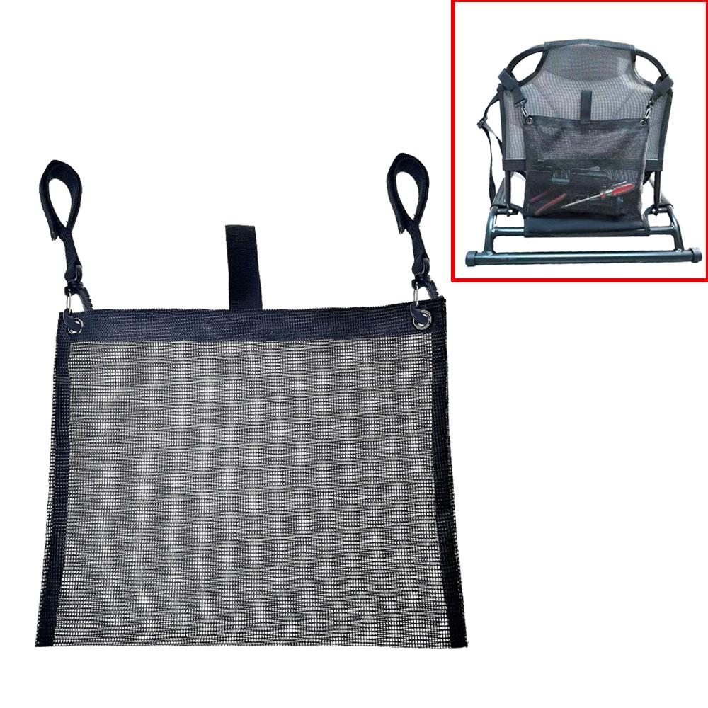 Durable Kayak Mesh Bag Beer Storage Pouch Rowing Boat Chair Toolkit Bag Kayak Fishing Rod Holder Tackle Bag 7