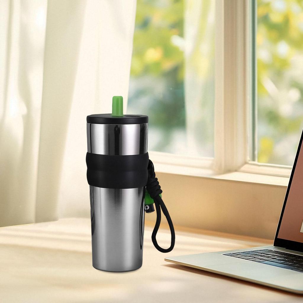 Insulated Water Bottle Leakproof Lightweight Stainless Steel Tumbler with Carry