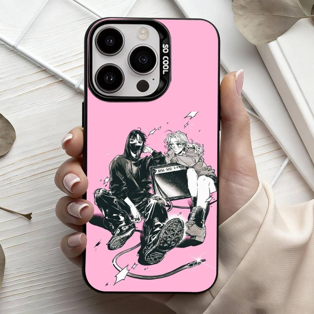 Парень, который ее интересовал, не был Чехол для телефона для iPhone17,16,15,14,13,12,11 Plus,Pro Max Черный Конфетный Посеребренный Чехол
