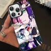 Аниме Человек-бензопила Чехол для телефона For IPhone 17 16 15 14 11 12 13 Pro Max Plus Pro Цветной Серебристый Чехол