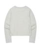 WACKY WILLY Women'S Basic Cotton Long Sleeve Light Grey