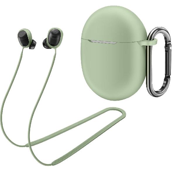 for Pixel Buds Pro Case,Anti-Lost Strap,Silicone Cover with Keychain,Sports Lanyard for Women Men Girl boy Compatible with Google Pixel Buds Pro