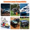 Насос для перекачки жидкости, работающий от аккумулятора, насос для перекачки топлива с насадкой для регулирования расхода, 2,4 галлона в минуту, портативный насос для перекачки
